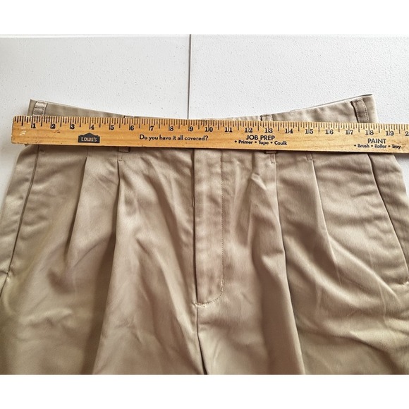 GRAND SLAM MENS 100% POLYESTER PLEATED GOLF SHORTS SIZE 38 KHAKI - Picture 5 of 12